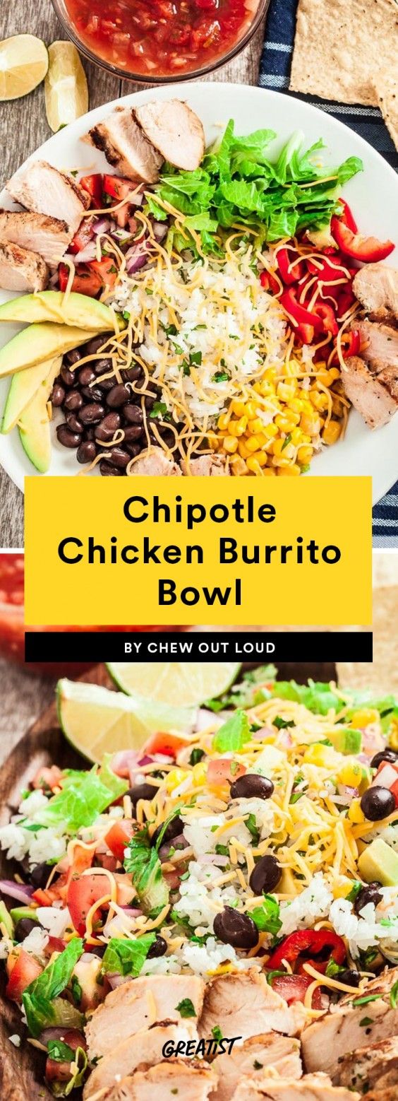Chipotle Chicken Burrito Bowl Recipe