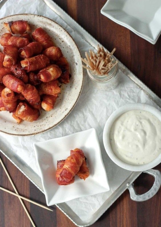 3. Chipotle Bacon-Wrapped Chicken Bites