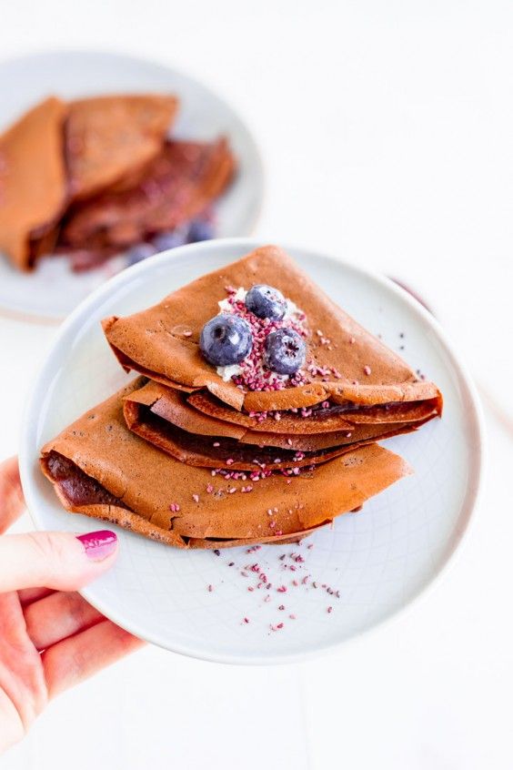 3. Chocolate Crepes