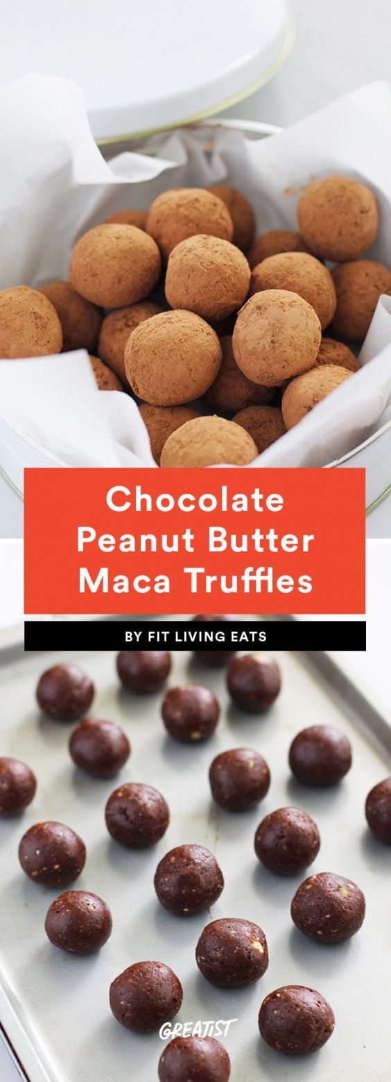 2. Chocolate Peanut Butter Maca Truffles