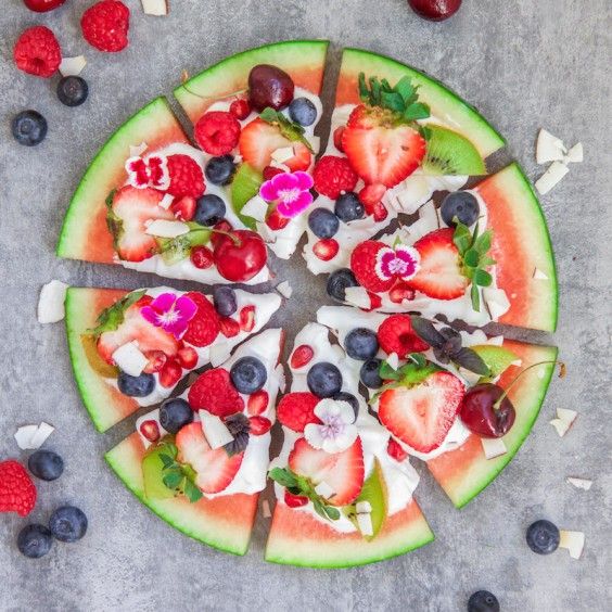 3. Watermelon Pizza