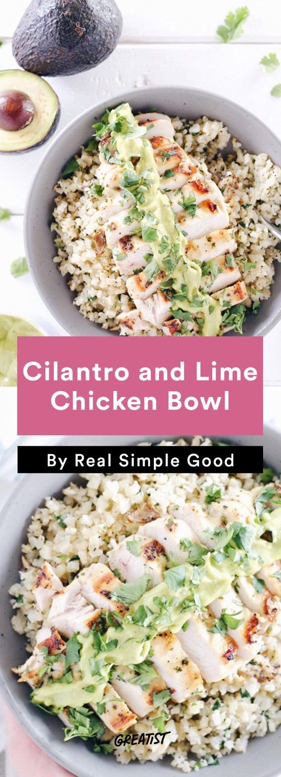 Real Simple Good Dinner: Chicken bowl