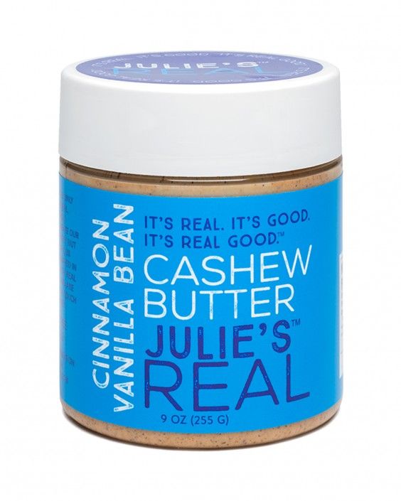Julie&#039;s Real Cinnamon Vanilla Bean Cashew Butter