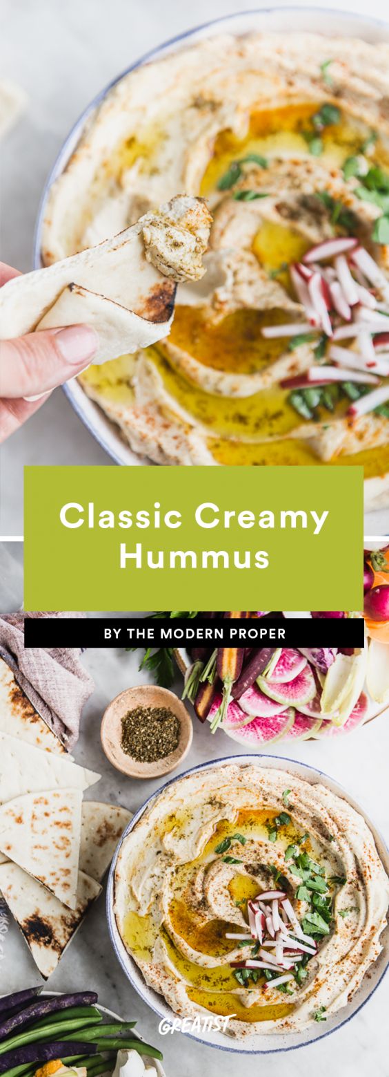 1. Classic Creamy Hummus