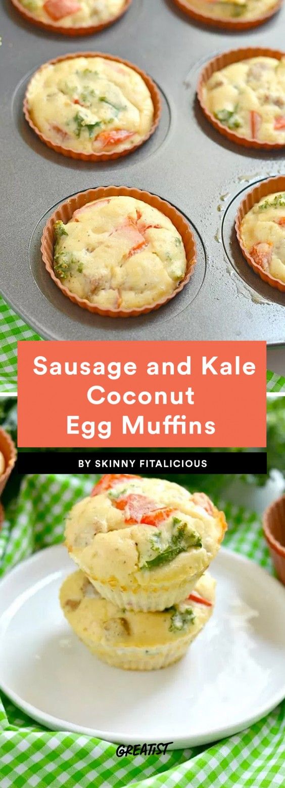 2. Sausage Kale Coconut Egg Muffins