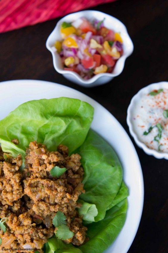 7. Curry Chicken Lettuce Wraps