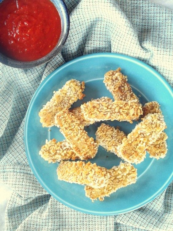 4. Crispy Panko-Crusted Tempeh Fries