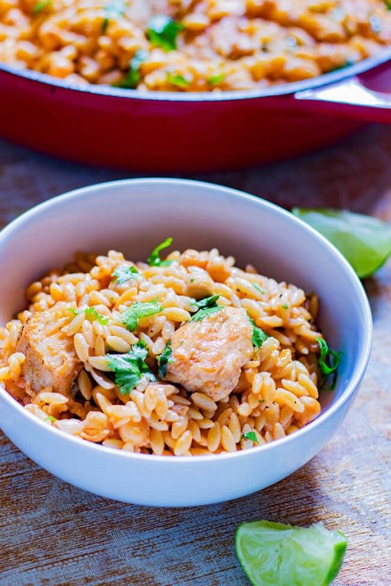 One-Pot Chicken, Chickpeas, and Orzo Recipe