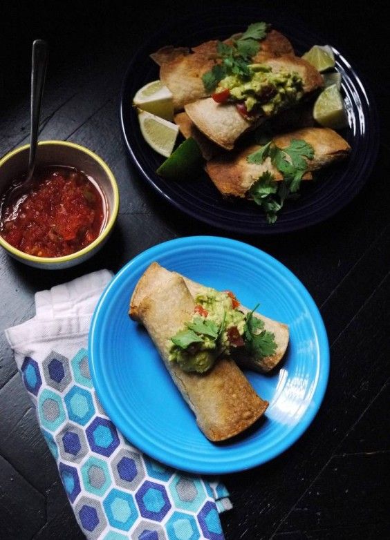 8. Sweet Potato and Black Bean Taquitos