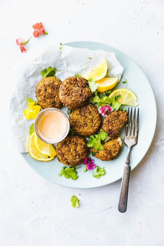 3. Cilantro Ranch Sweet Potato Cauliflower Patties