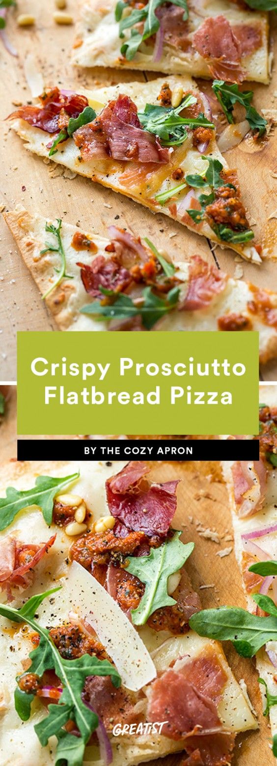 3. Crispy Prosciutto Flatbread Pizza