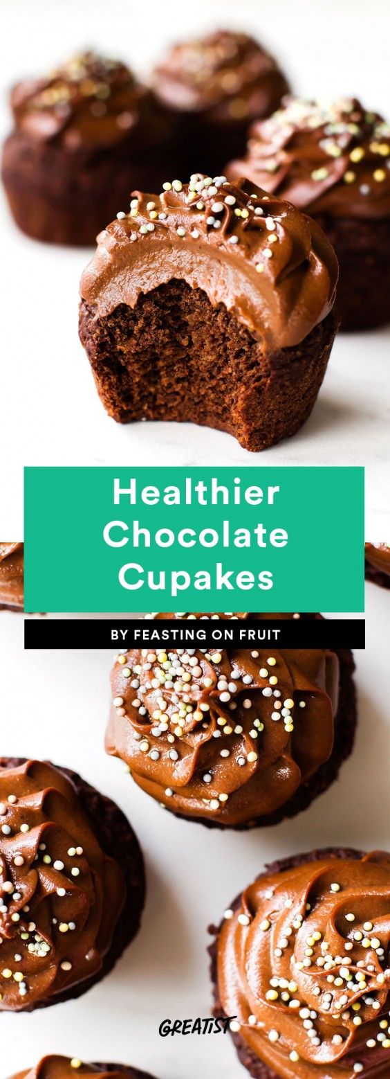 Healthier Chocolate Cupcakes