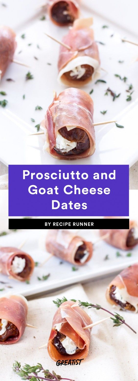 Prosciutto and Goat Cheese Dates