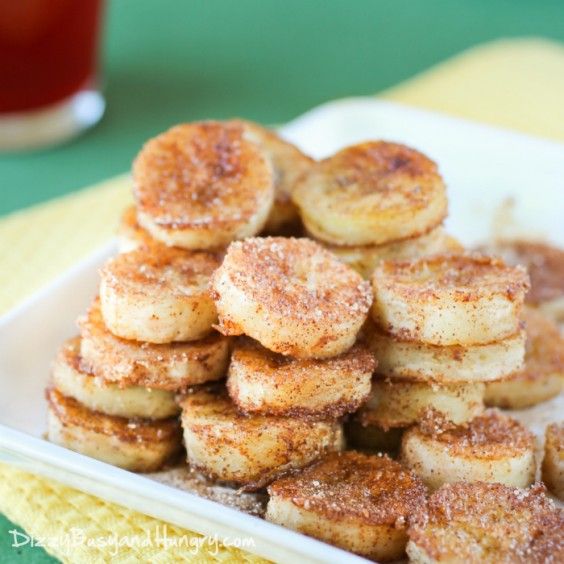 8. Pan-Fried Cinnamon Bananas