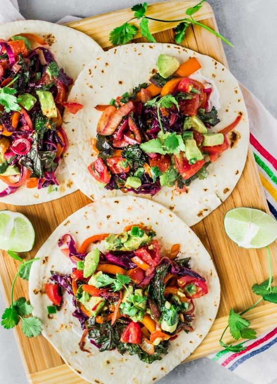 2. Simple Veggie Tacos