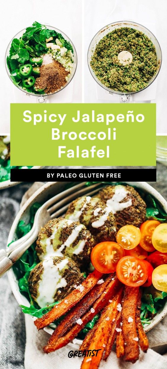 Spicy Jalapeño Broccoli Falafel