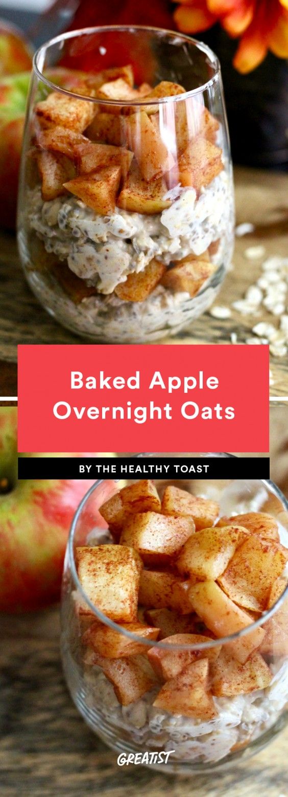 3. Baked Apple Overnight Oats