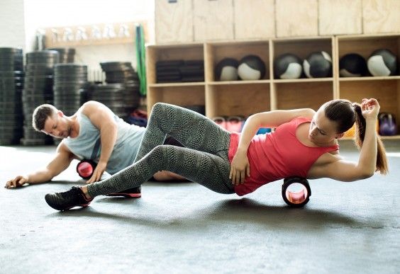 Using foam rollers