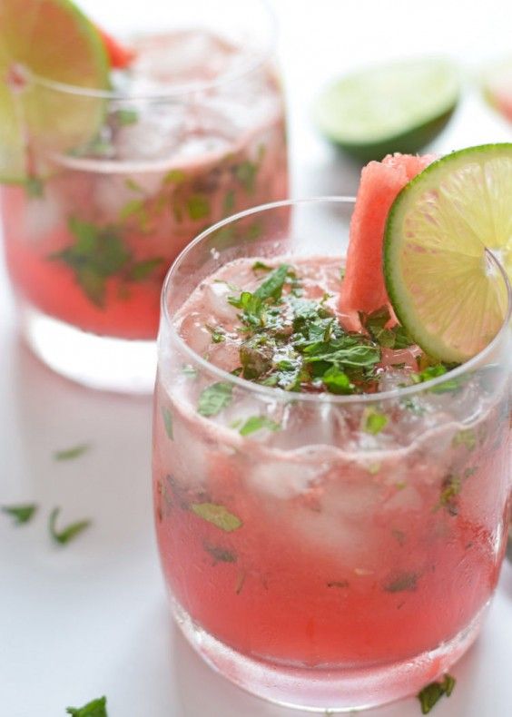 5. Watermelon Mint Wine Cocktail