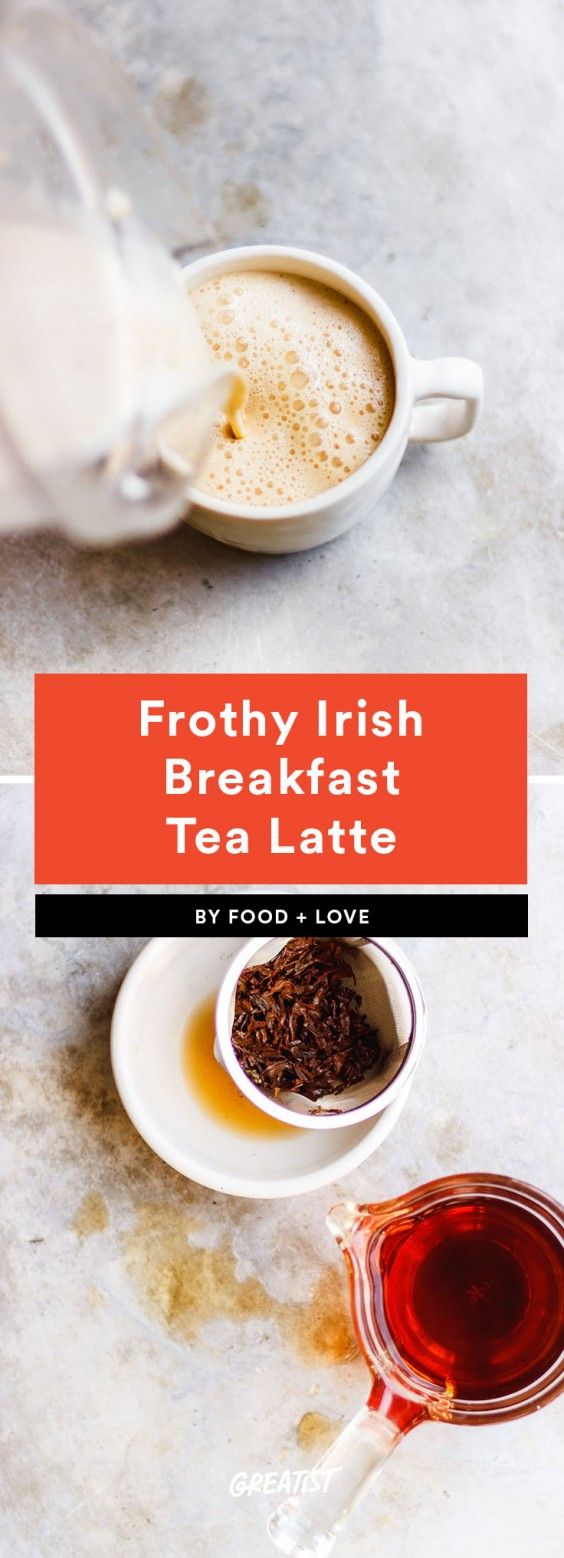1. Frothy Irish Breakfast Tea Latte With MCT Oil