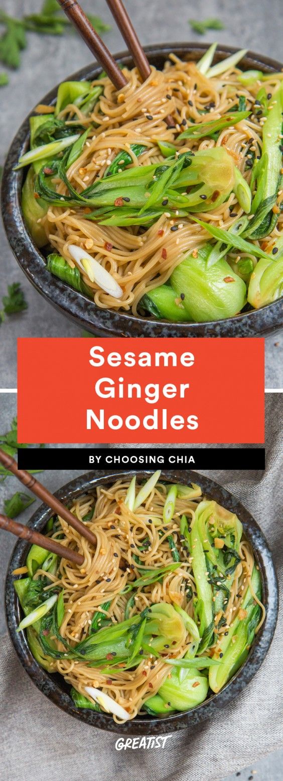 Sesame Ginger Noodles