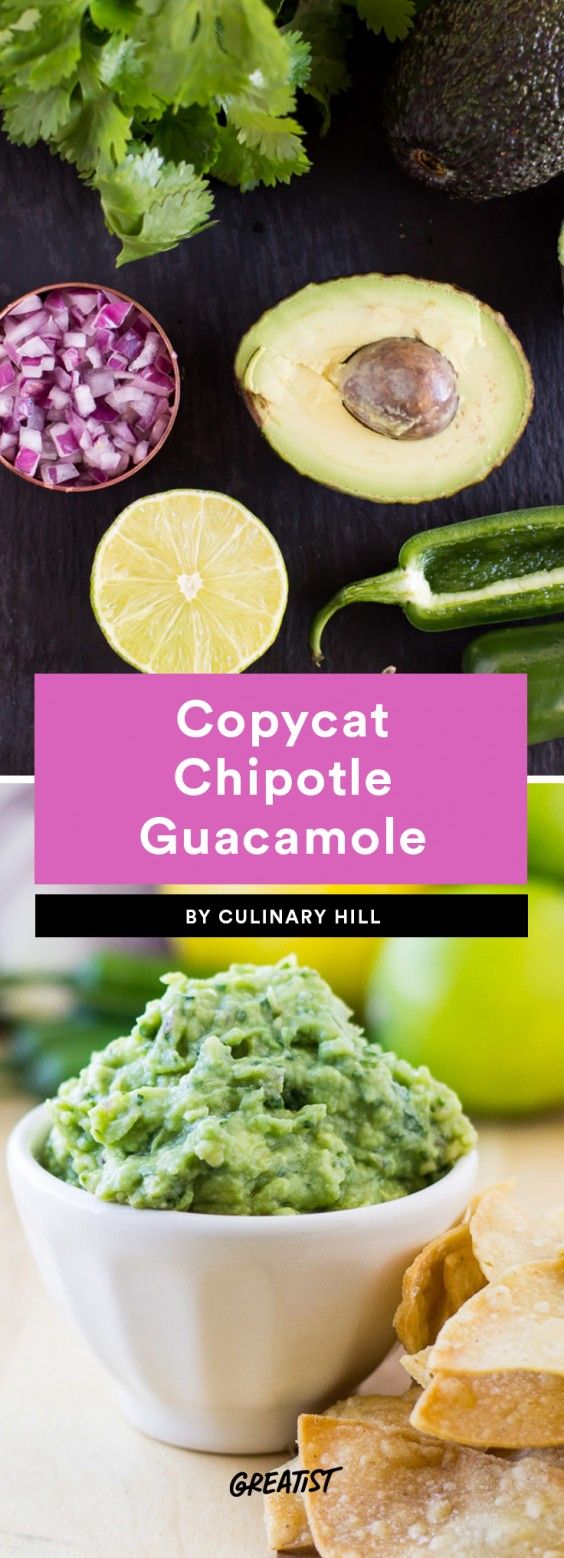 Copycat Chipotle Guacamole Recipe