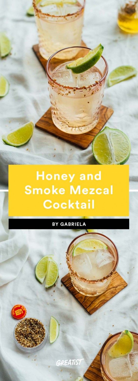 1. Honey and Smoke Mezcal Cocktail