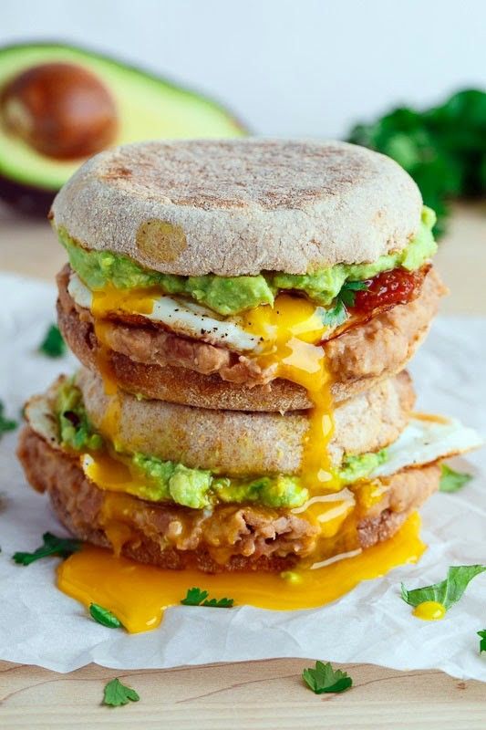 23. Huevos Rancheros Breakfast Sandwich 