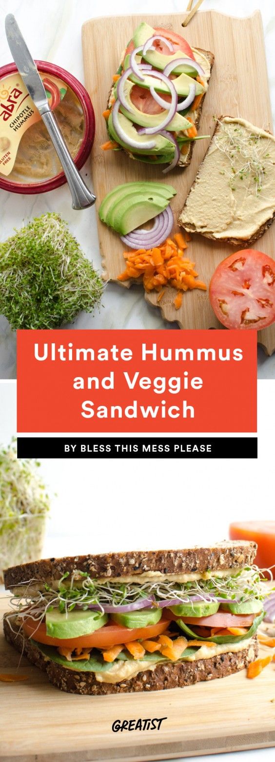 Ultimate Hummus and Veggie Sandwich