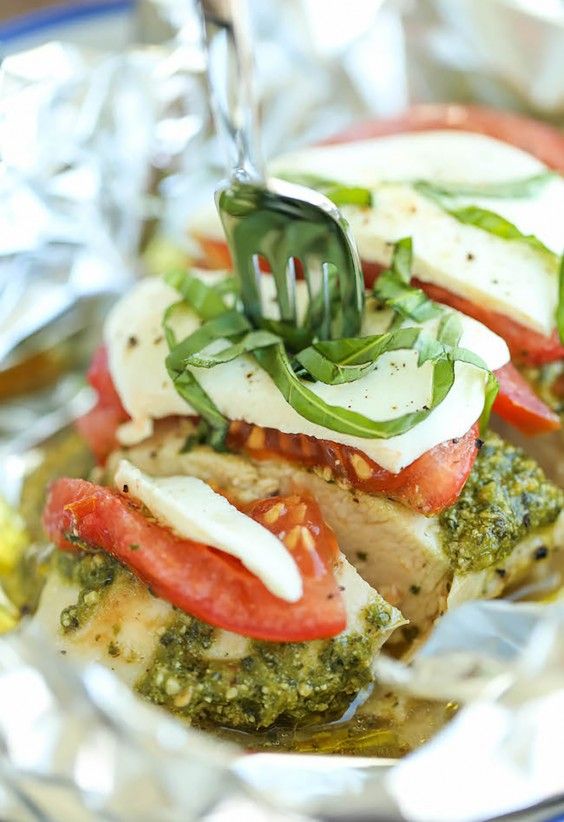 Pesto Caprese Chicken Recipe 