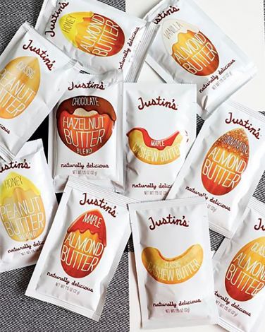 1. Justin’s Classic Almond Butter Squeeze Packs