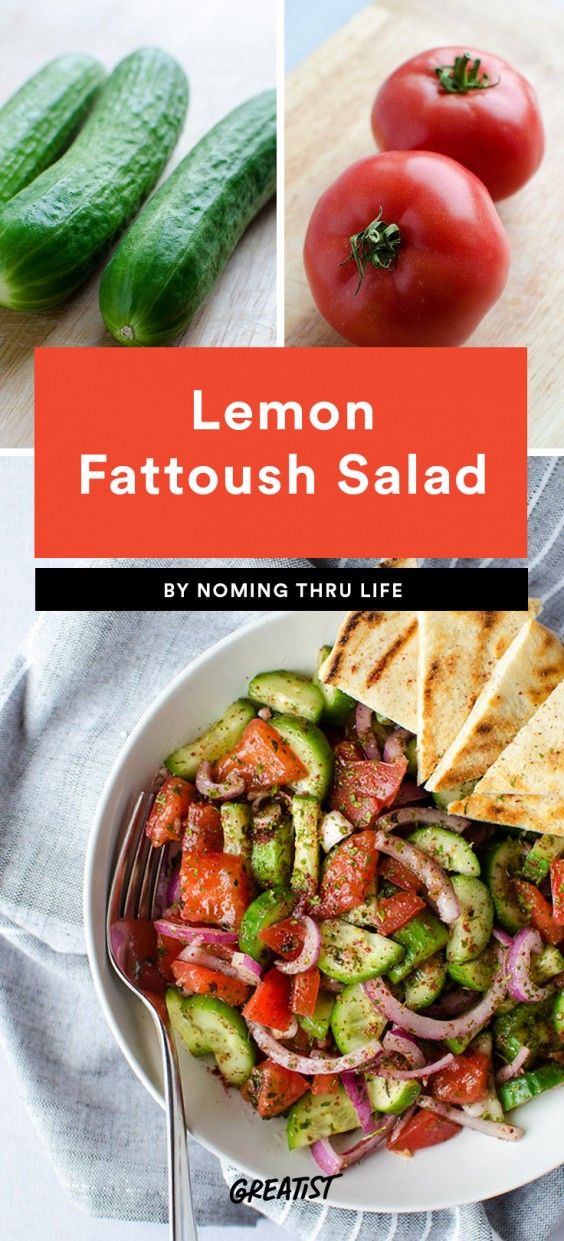 Lemon Fattoush Salad