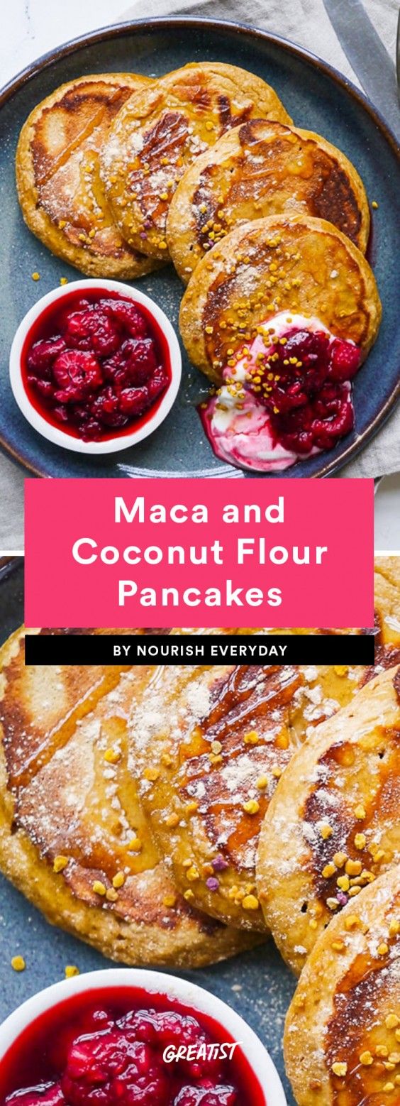 1. Maca and Coconut Flour Pancakes for One