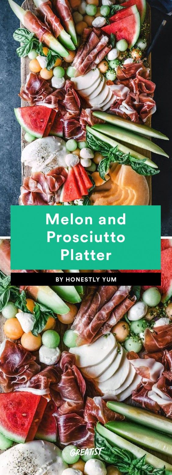 7. Melon and Prosciutto Platter