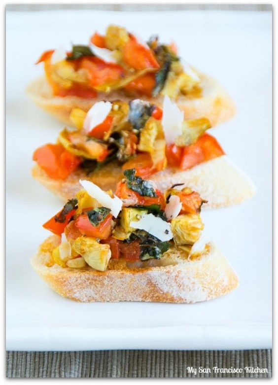 3. Overloaded Bruschetta