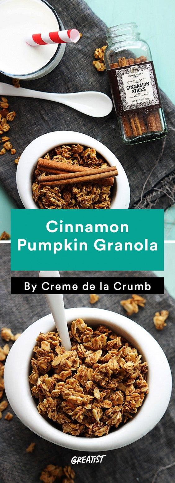 Fall Food Trends: Cinnamon Pumpkin Granola