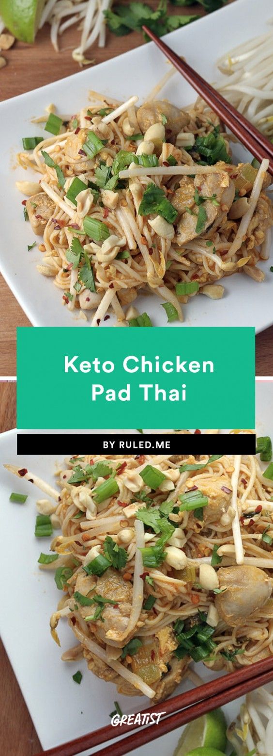 Keto Chicken Pad Thai