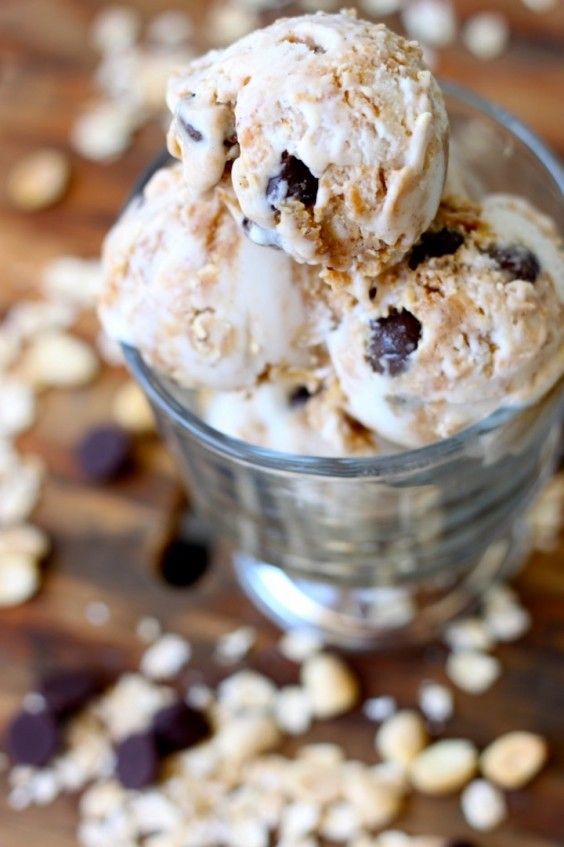 2. Oatmeal Peanut Butter Cookie Ice Cream