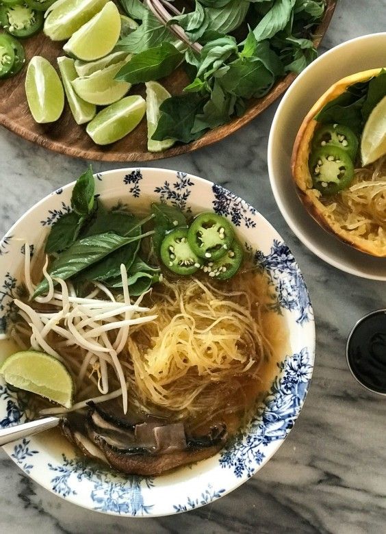 10. Spaghetti Squash Vegan Pho