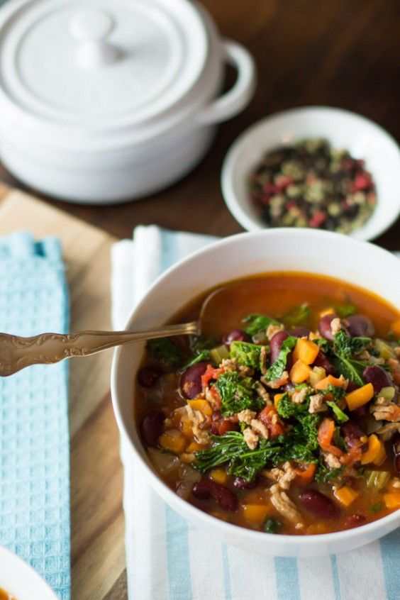 4. Extra Lean Turkey Chili With Kale