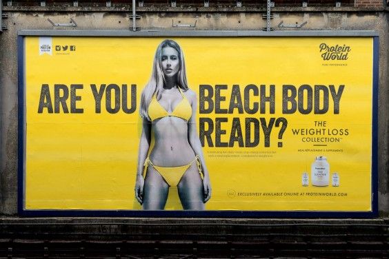 Controversial Beach Body Ad