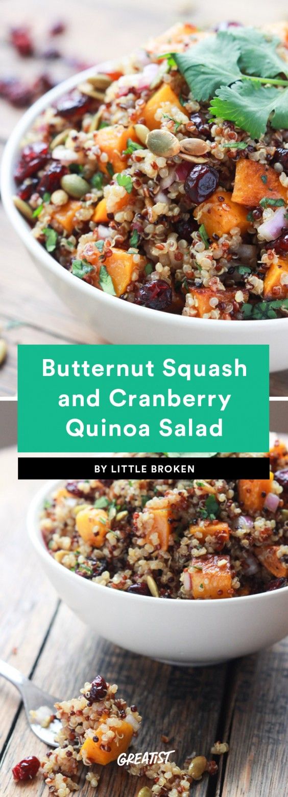 Butternut Squash and Cranberry Quinoa Salad