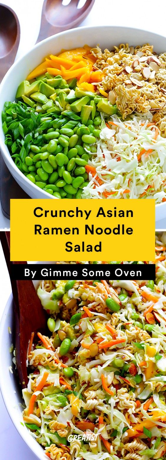 Crunchy Asian Ramen Noodle Salad