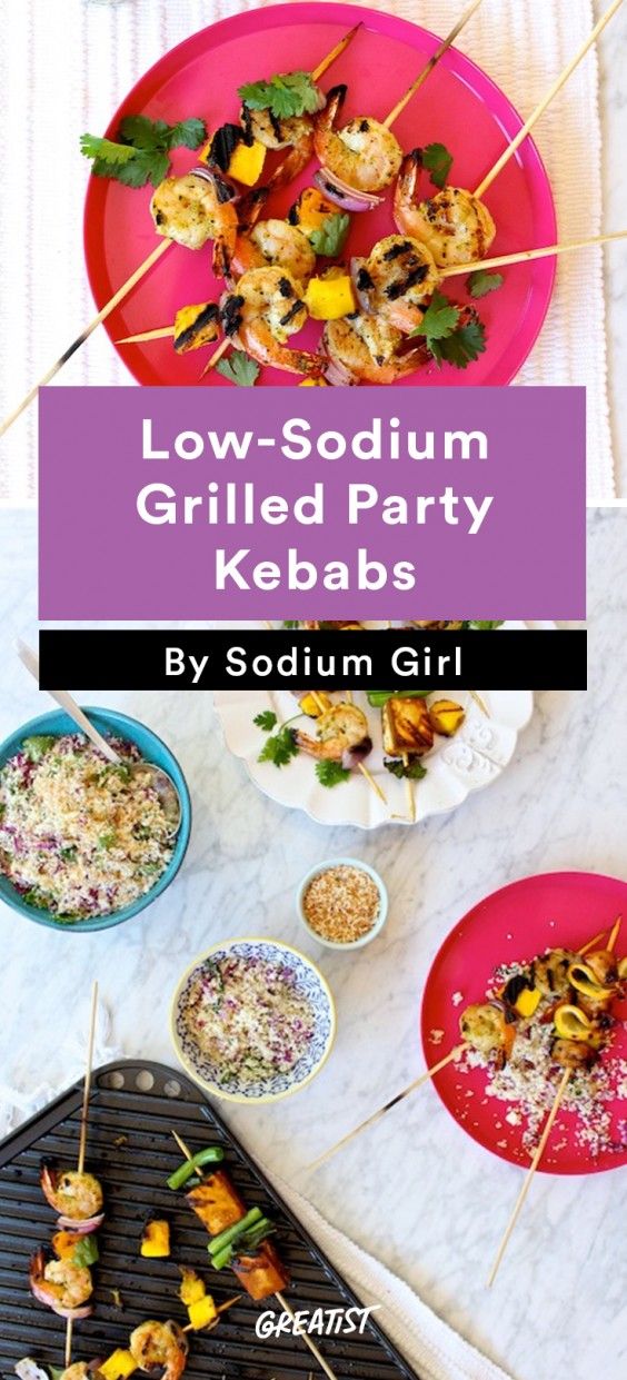 Low-Sodium Grilled Party Kebabs