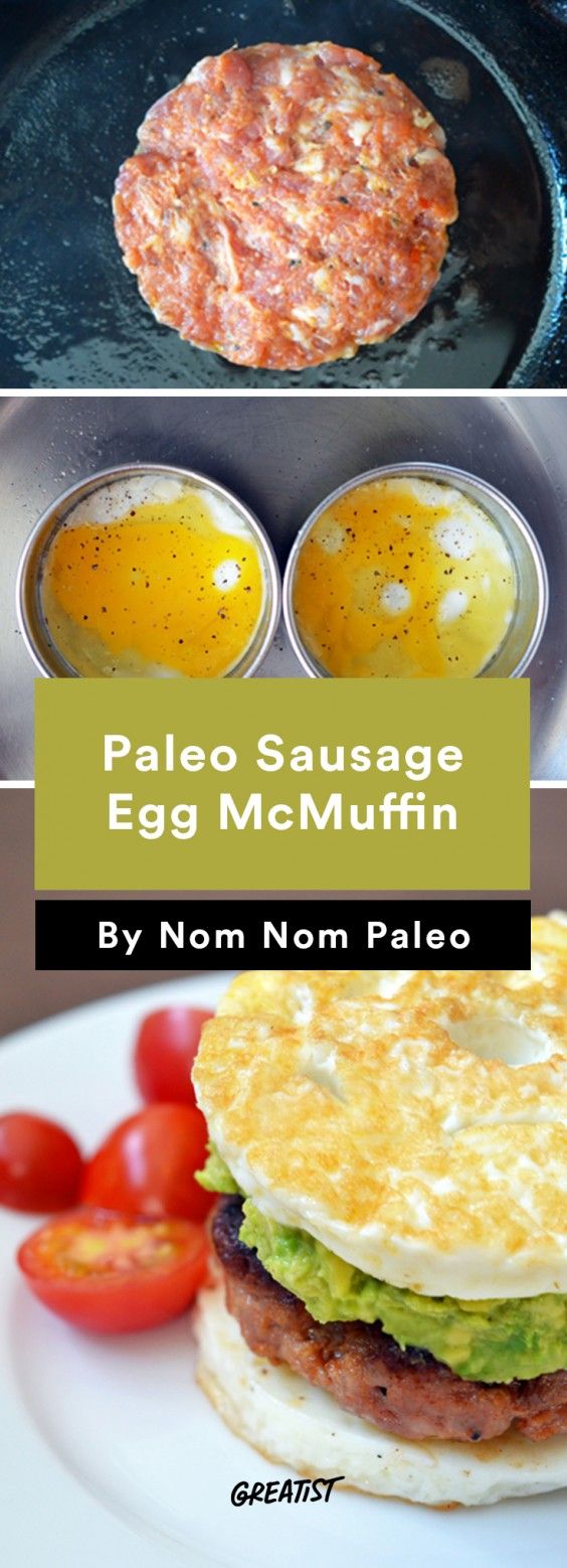 Paleo Sausage Egg McMuffin - Nom Nom Paleo®