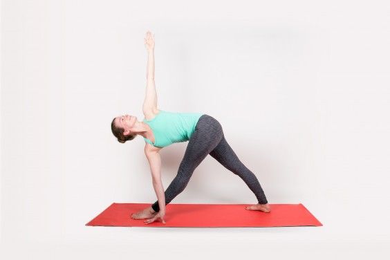 Chaturanga Dandasana -Four-Limbed Staff Pose variation with yoga props –  (belt or block Stock Photo - Alamy