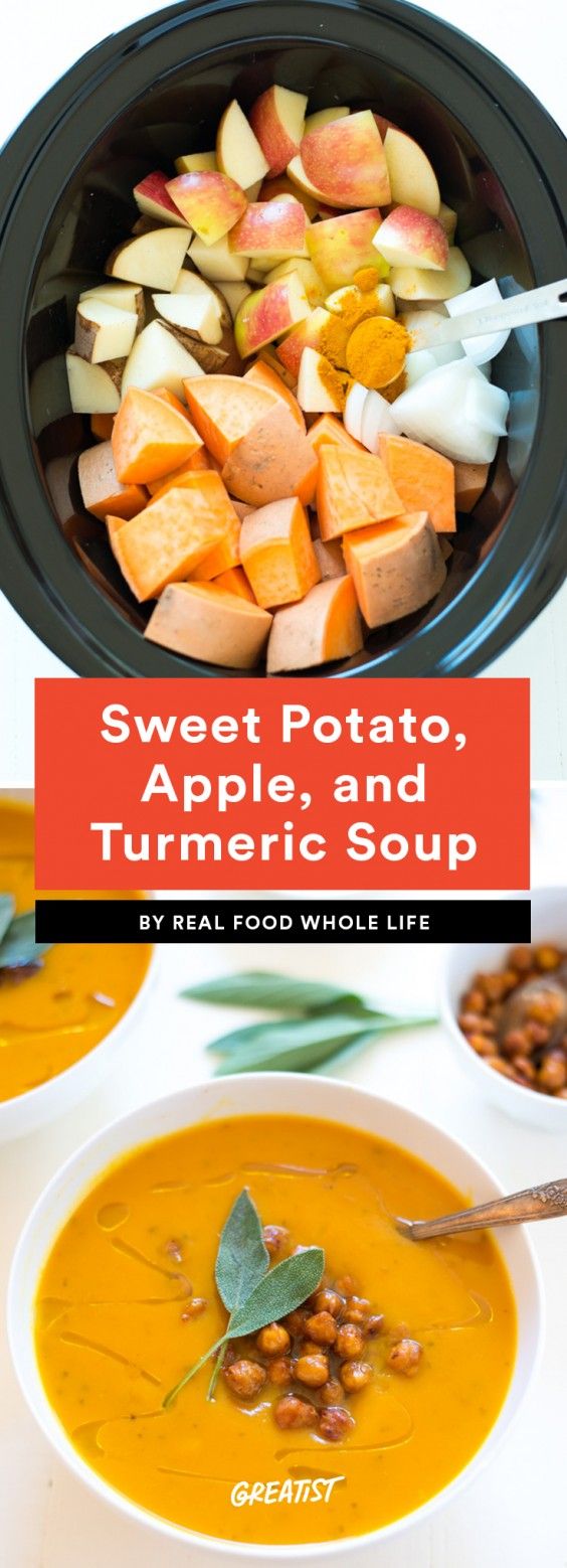 Sweet Potato, Apple, and Turmeric Soup Recipe