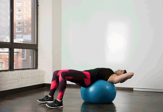 This Stability Ball Workout Strengthens Weak Spots and Improves
