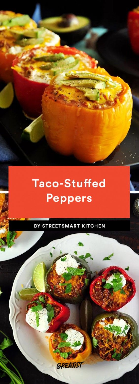 Taco-Stuffed Peppers