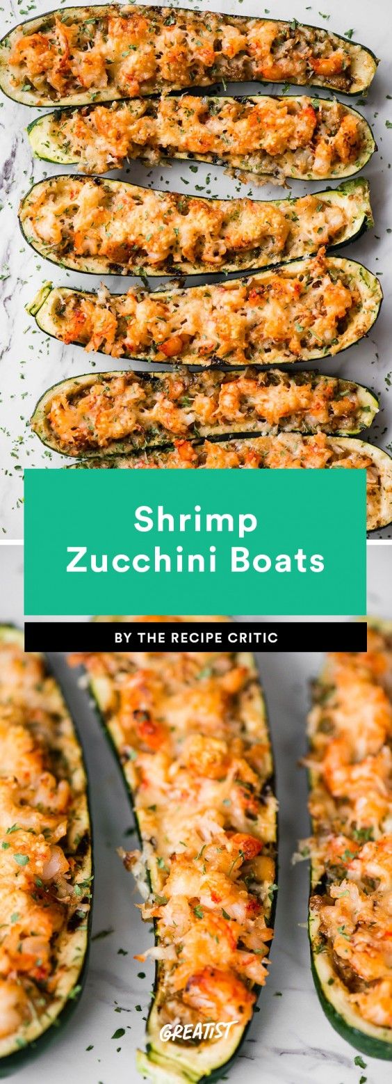 1. Shrimp Zucchini Boats